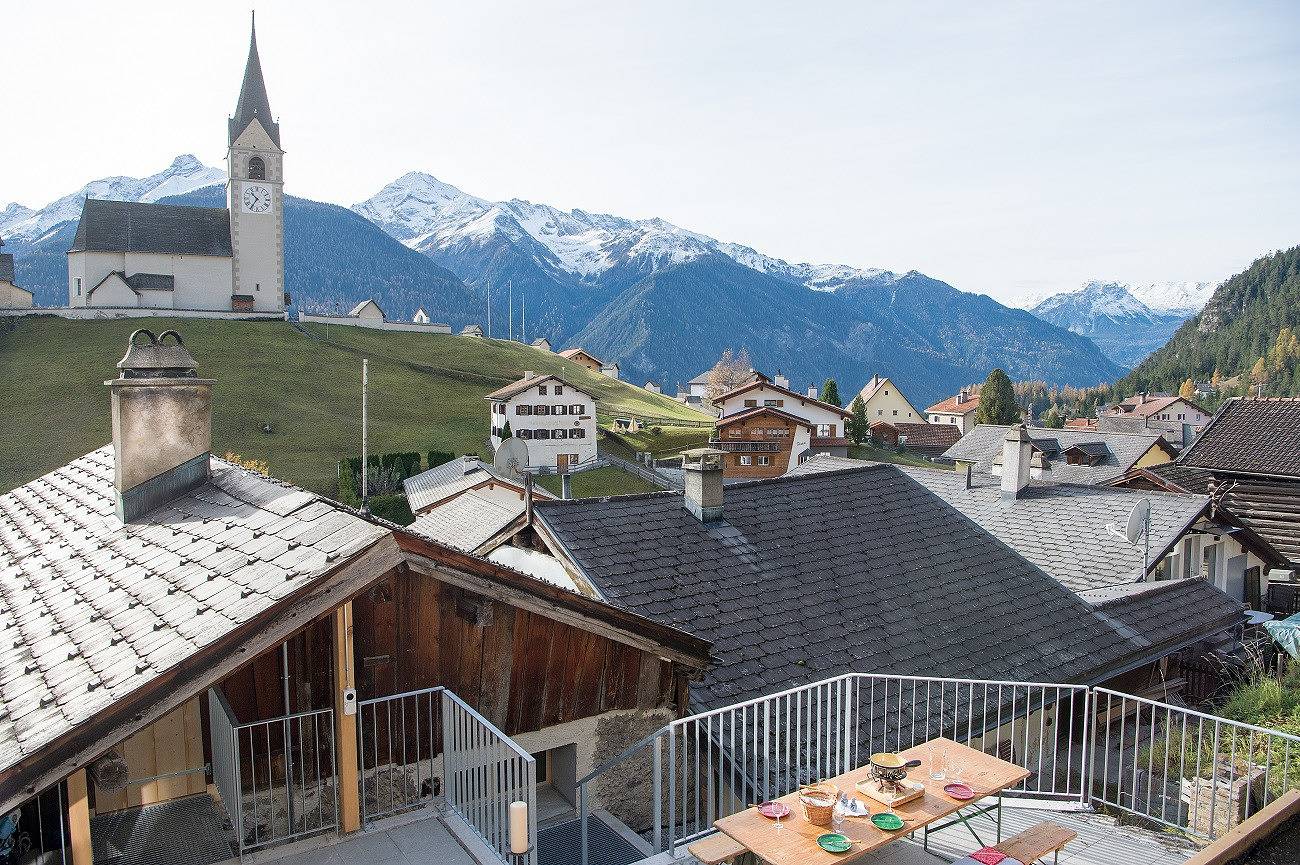 Großes Alpenhaus für 10 mit Panoramablick in Schmitten (Svizzera), Plessur Alpen