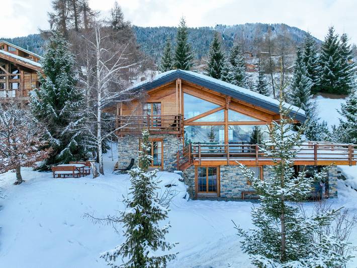Ferienhaus für 8 Personen, mit Sauna und Garten in 4 Vallées