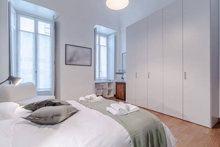Apartamento entero, Apartamento de vacaciones para 5 personas con balcón/terraza in Turín, Provincia de Torino