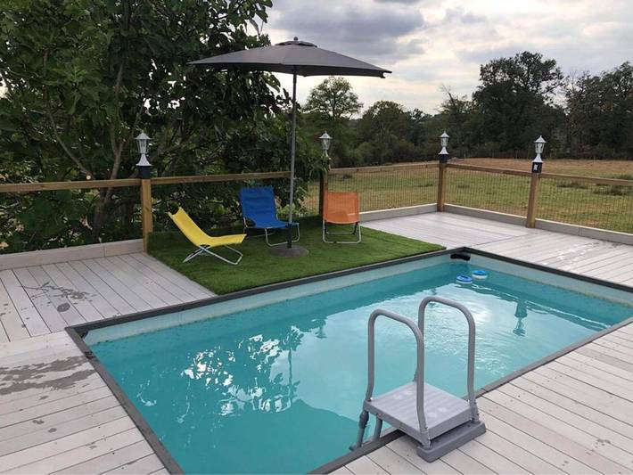 Tente pour 3 personnes, avec jardin ainsi que jacuzzi et piscine dans Haute-Vienne - 3