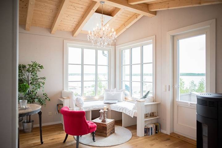 Ferienhaus für 2 Personen, mit Balkon und Garten sowie Sauna und Seeblick in Neukieritzsch - 4