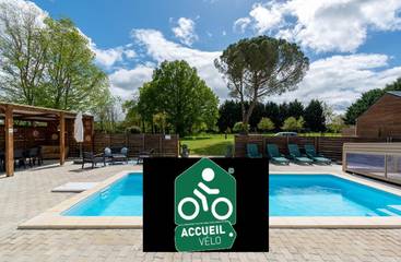 Maison d’hôte pour 2 personnes, avec piscine et jardin à Soudan (France)