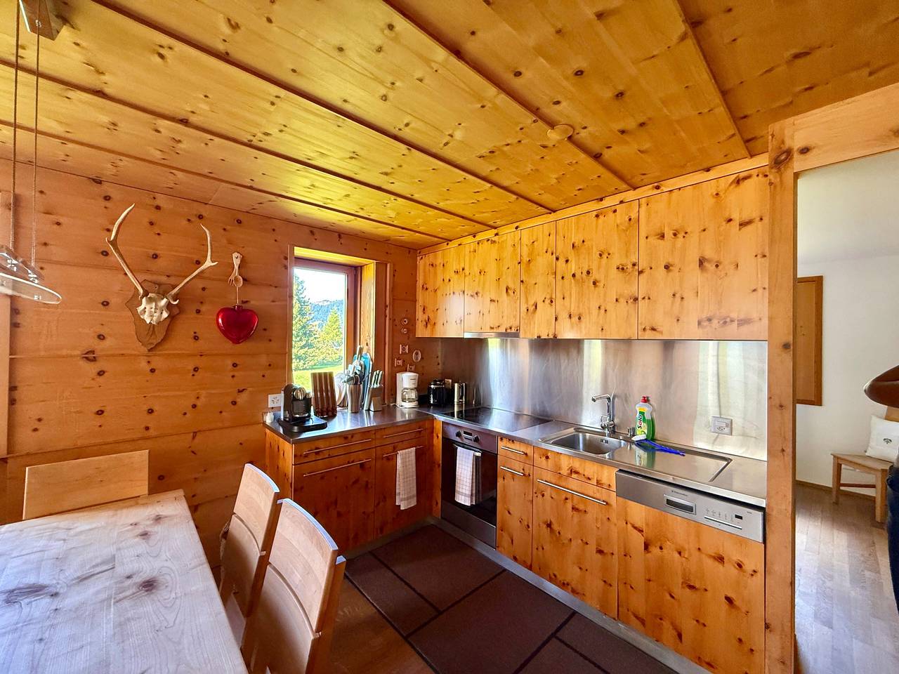 Ganze Wohnung, Family accommodation Oberbergstrassse for 7 persons Parpan in Churwalden, Plessur Alpen