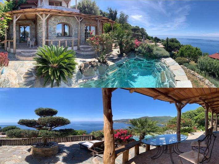 Location de vacances pour 6 personnes, avec vue ainsi que piscine et terrasse à Pino - 2