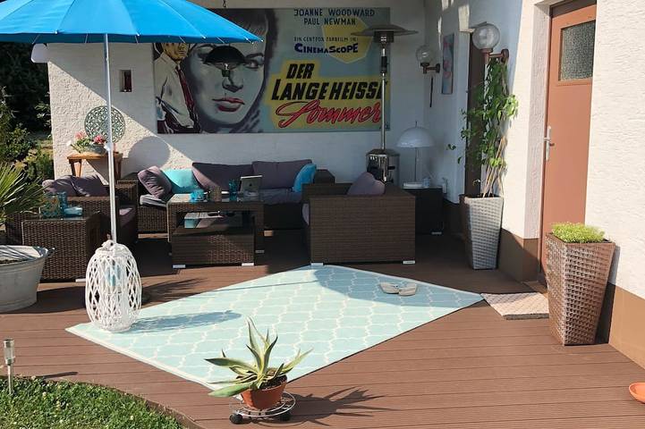 Ferienhaus für 2 Personen, mit Balkon und Garten