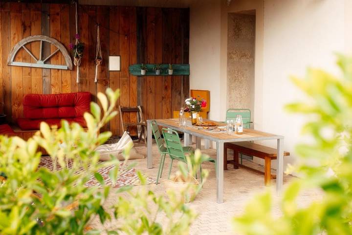 Gîte pour 8 personnes, avec Terrasse et Jardin