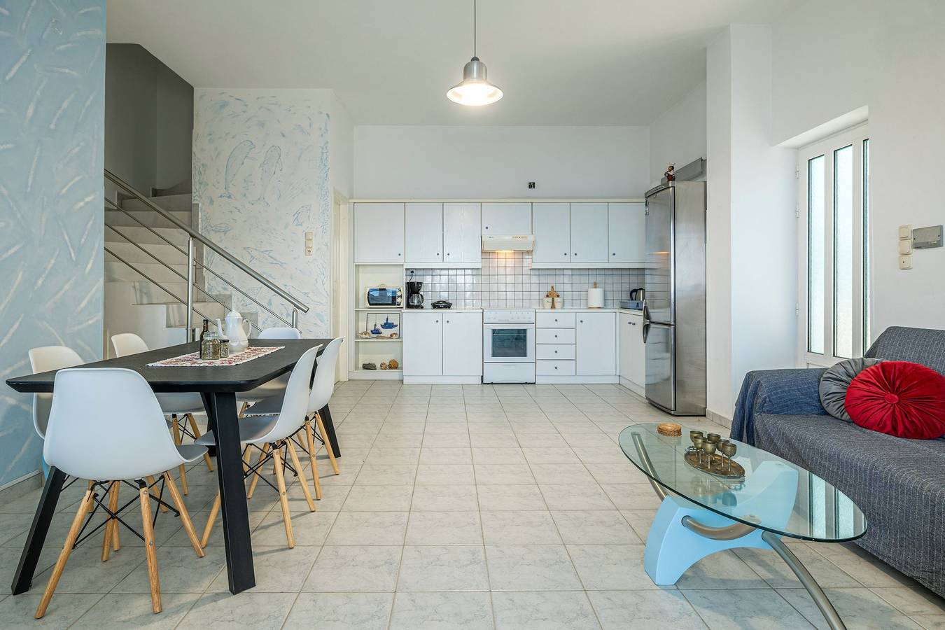 Ganze Wohnung, Ferienwohnung für 6 Personen mit Terrasse in Iraklio-Heraklion und Umgebung