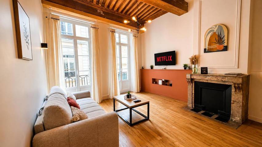 Appartement de vacances pour 6 personnes, avec Balcon et Vue à Mâcon