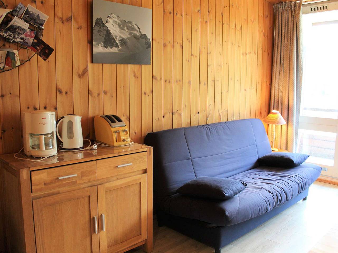 Appartement entier, Studio Montagne Vars, Pieds Pistes, Proche Commerces – 5 Couchages in Vars, Région de Briançon