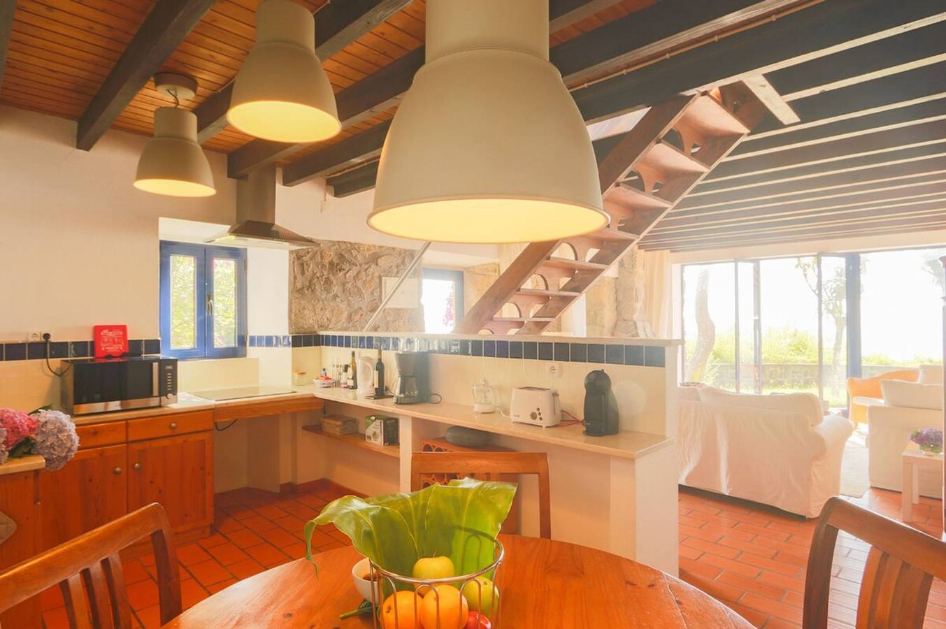 Blue Oceanview Relaxing Cottage in São Miguel Island, Mosteiros