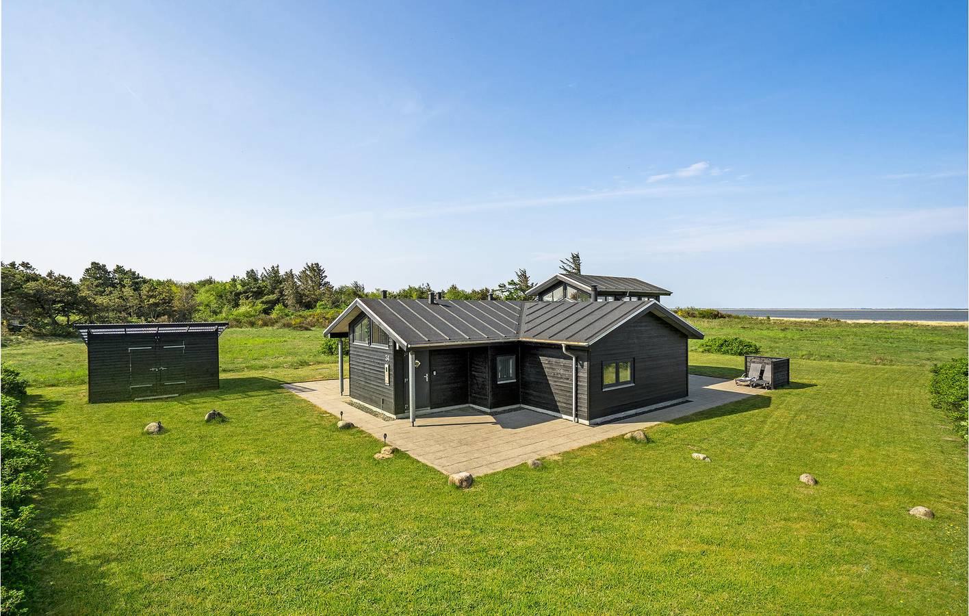 Ferienhaus für 8 Personen mit Sauna in Skjern, Ringkøbing Fjord