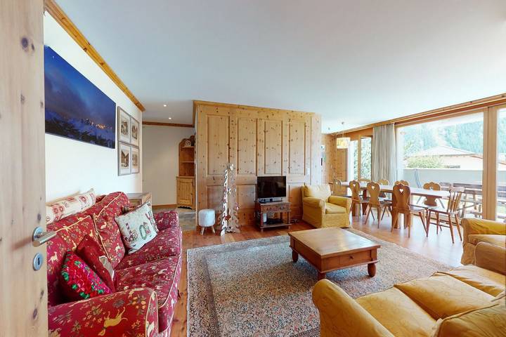Ferienwohnung für 6 Personen, mit Terrasse in Samedan - 2