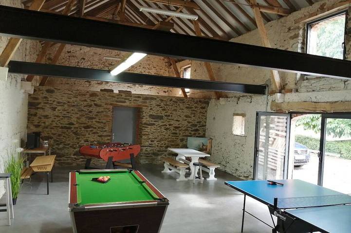 Maison de vacances pour 15 personnes, avec Terrasse et Jardin à Mouchamps