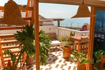 Chambre d’hôte pour 2 personnes, avec vue et terrasse dans Aftas Imsouane