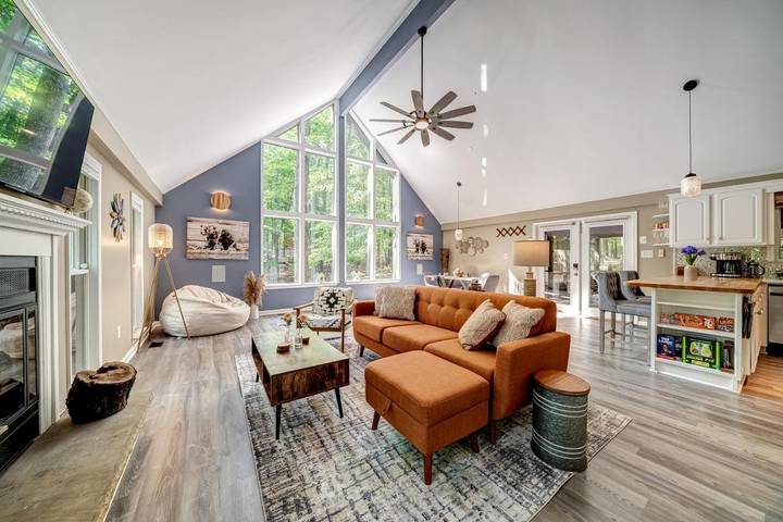 Dom dla 6 osób, z jacuzzi i sauna oraz ogród, Dla rodziny w Wirginia Zachodnia