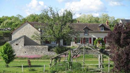 Chambre d’hôte pour 2 personnes, avec terrasse et vue, animaux acceptés à Landes-le-Gaulois