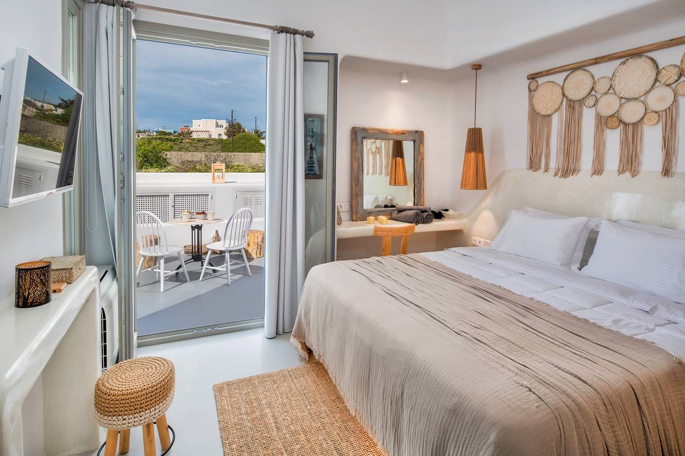 Villa für 3 Personen mit Terrasse in Megalochori, Santorin