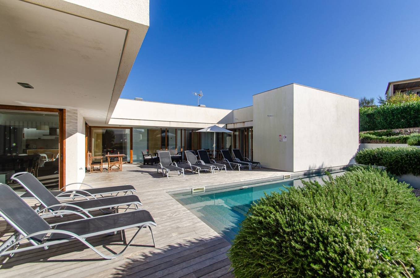 Villa “Ses Alzines” with Sea View, Pool, A/C, Wi-Fi, Balcony, Garden & Terrace in Biniancolla, Sant Lluís