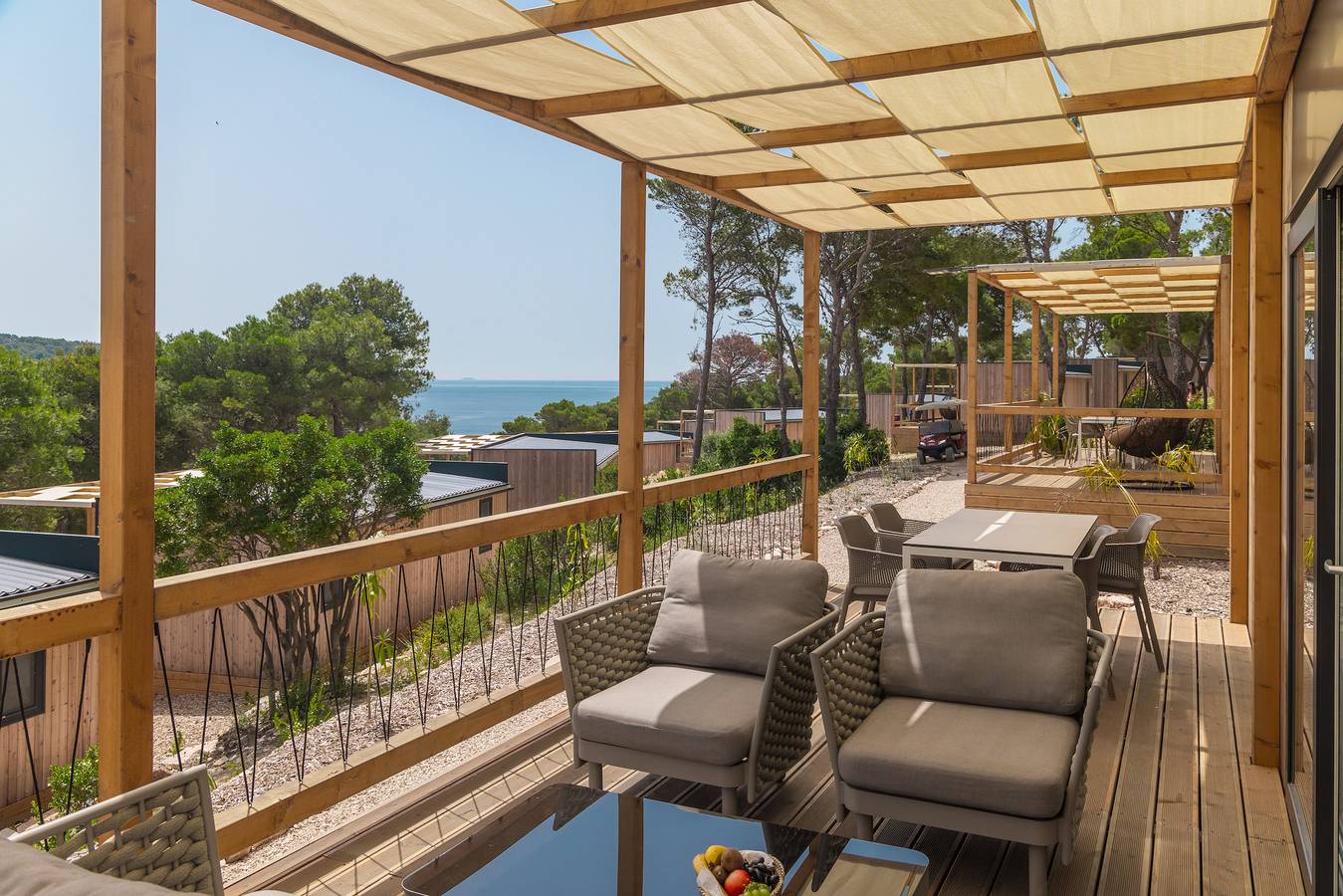 Lodge für 4 Personen mit Meerblick in Zlarin (Kroatische Adria), Dalmatinische Inseln