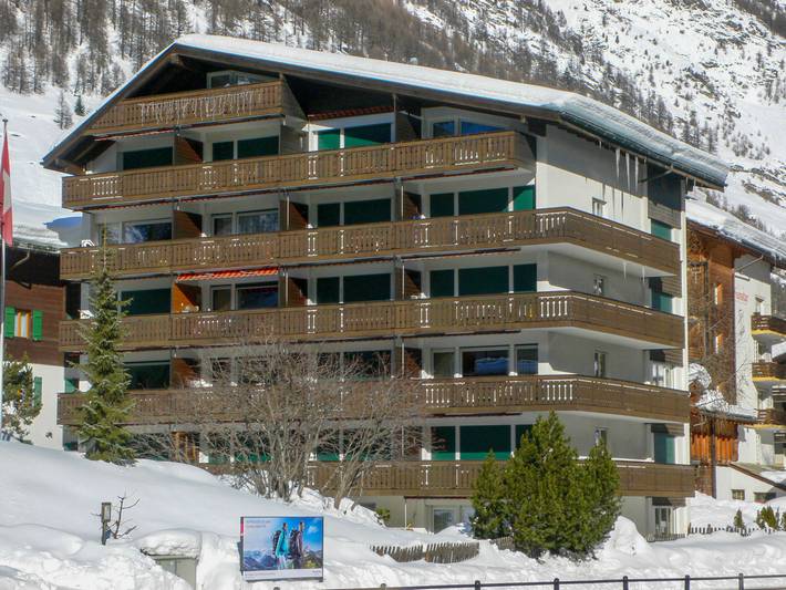 Vakantieappartement voor 4 personen, met tuin en balkon in Zermatt
