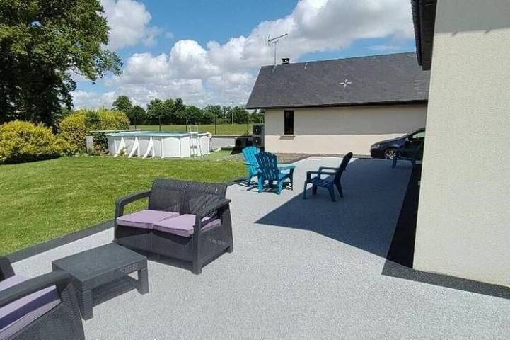 Location de vacances pour 7 personnes, avec Terrasse et Jardin à Touffreville-la-Corbeline