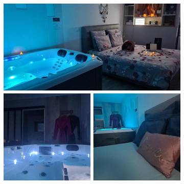 Maison d’hôte pour 2 personnes, avec terrasse et jacuzzi à Bourseville