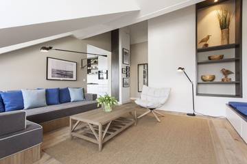 Ferienwohnung für 2 Personen, mit Terrasse und Ausblick sowie Seeblick in Zinnowitz