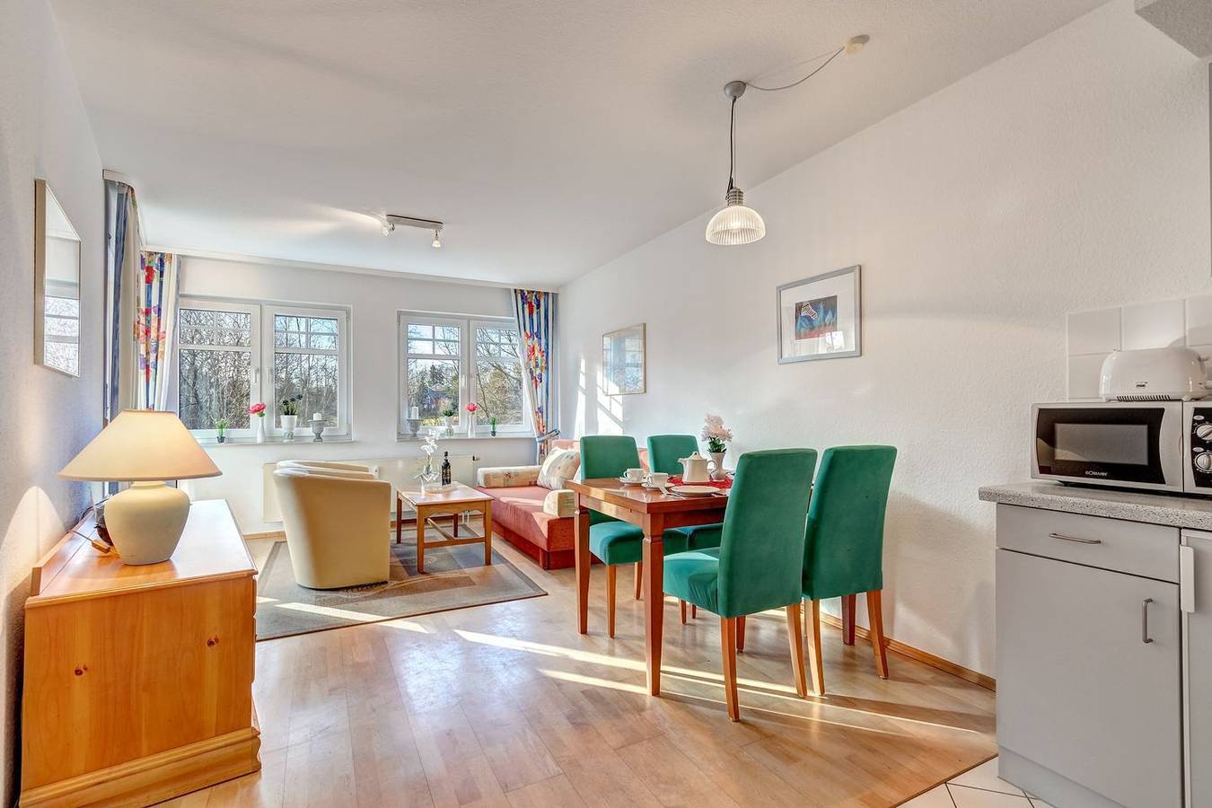 Appartement entier, Ostseepark, Whg. 808 für 4 Personen mit Balkon, Wlan & Strandnähe in Bansin, Heringsdorf