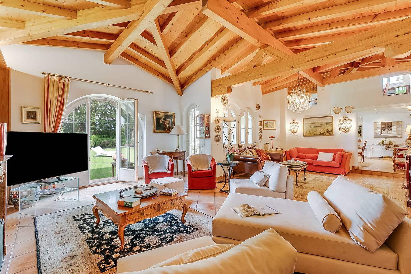 Villa Tre Pini in Lugano, Luganersee