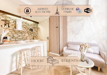 Gîte pour 4 personnes à Bourg-la-Reine