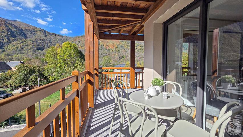 Gîte pour 4 personnes, avec balcon/terrasse et terrasse - 1