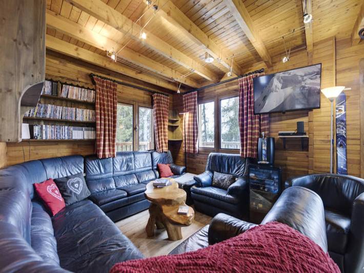 Chalet pour 15 personnes, avec balcon et jacuzzi, adapté aux familles dans La Rosière