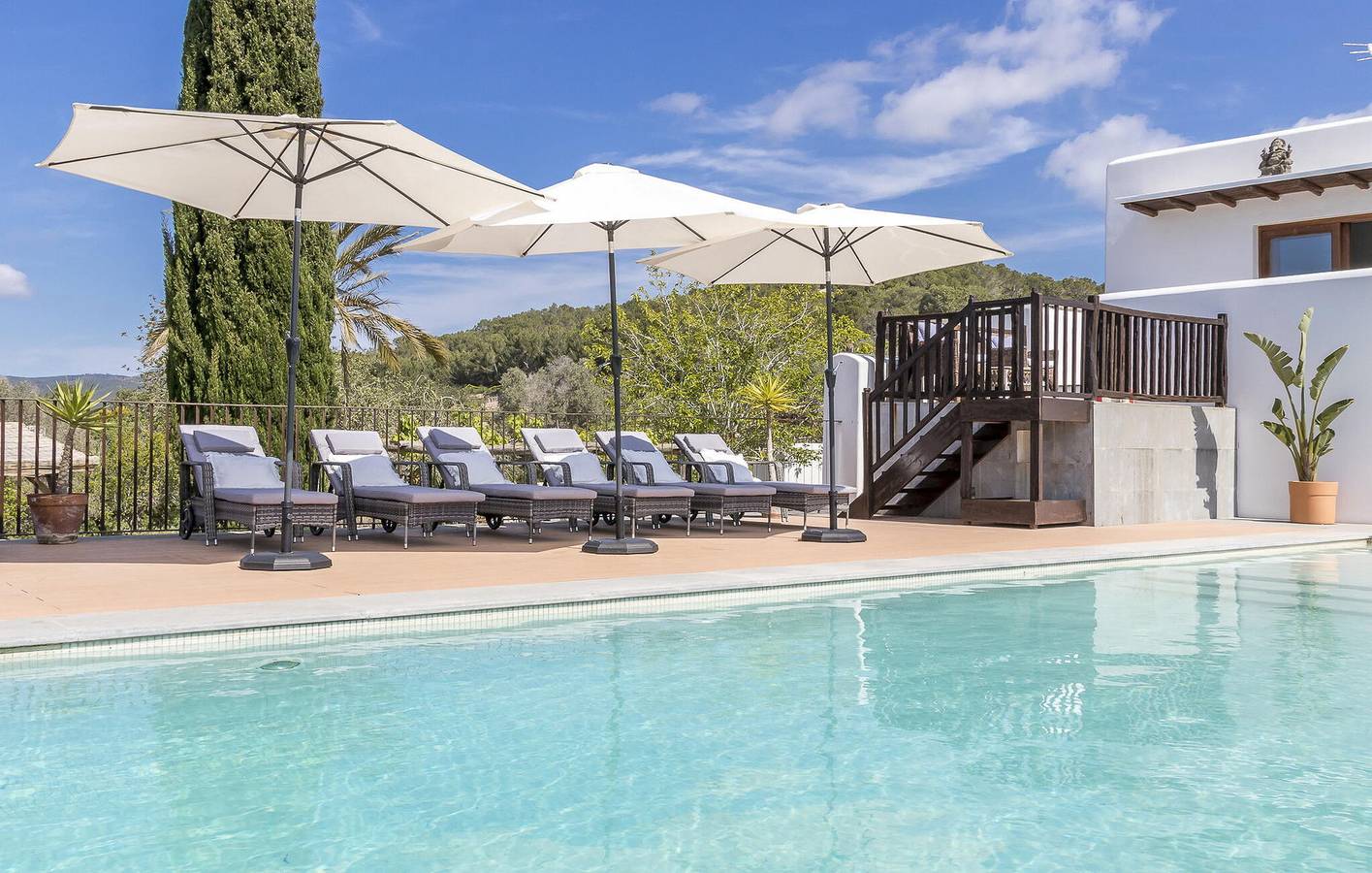 Paradies mit Meerblick und Pool: Cala Llenya 2km in Sant Carles de Peralta, Santa Eulària des Riu