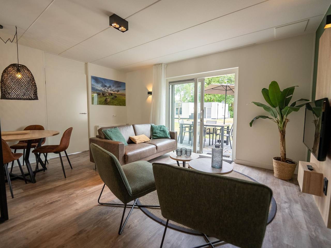 Bungalow nabij Hunebedcentrum in Borger, Drenthe