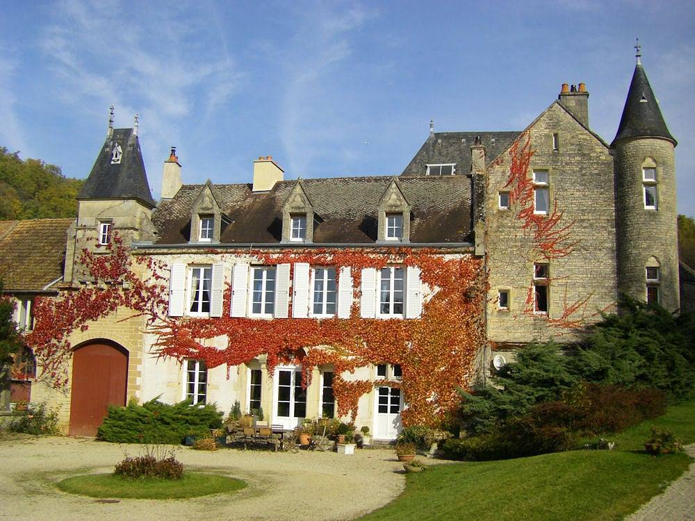 Prieuré de Bonvaux - Chambre bleue in Daix (Côte-d'Or), Région de Dijon
