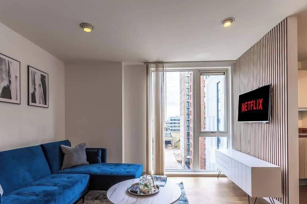 Ganze Wohnung, Central Mk Apartment with Gated Parking & Fast Wi-Fi in Milton Keynes, Südostengland