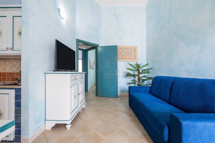 Casa vacacional 'Villetta 110 e lode' con piscina in Is Chillaus, Sant'Anna Arresi