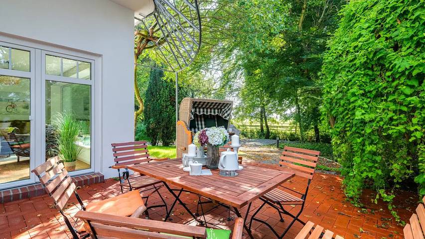 Ferienwohnung für 6 Personen, mit Garten, mit Haustier in Hedwigenkoog