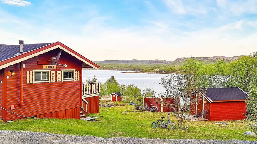 Ferienhaus für 7 Personen, mit Garten und Sauna sowie Whirlpool in Finnmark