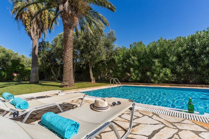 Villa mit pool für 6 Personen, mit Garten und Ausblick sowie Balkon auf Korfu - 2