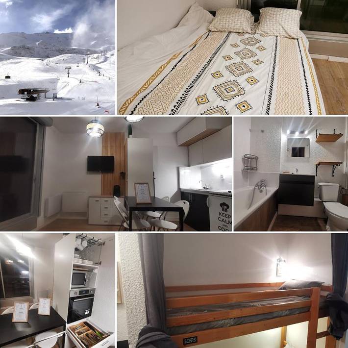 Gîte pour 4 personnes, avec terrasse et vue dans Station de Piau Engaly - 2