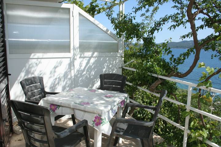Ferienwohnung für 3 Personen, mit Balkon/Terrasse und Pool