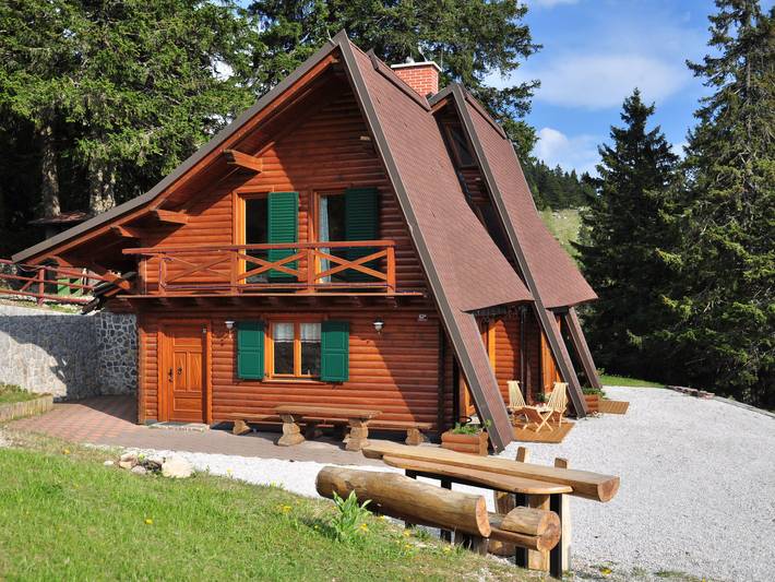 Hütte für 6 Personen, mit Garten und Ausblick, mit Haustier in Slowenien