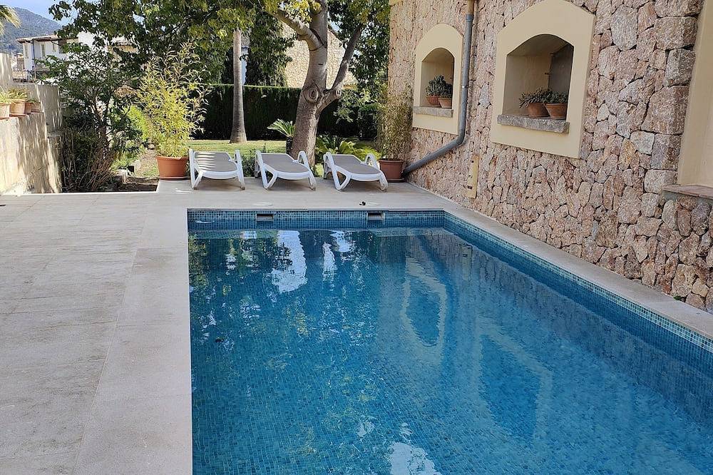 Casa con Mucho Espacio en Pueblo muy Tranquilo Bien Comunicado. Piscina in Mancor de la Vall, Majorca Center