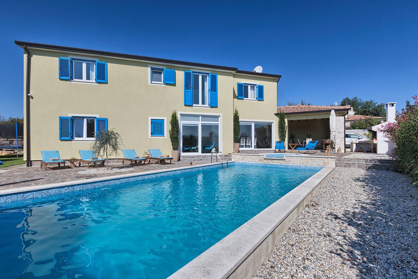 Willa dla 14 osób z balkon/ taras in Žminj, Środkowa Istria
