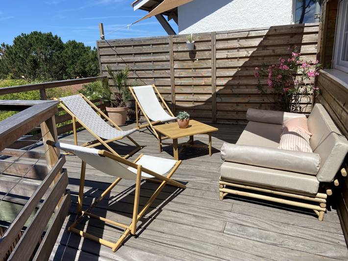 Location de vacances pour 6 personnes, avec jardin et terrasse dans Plage Sud (Lacanau Océan) - 2