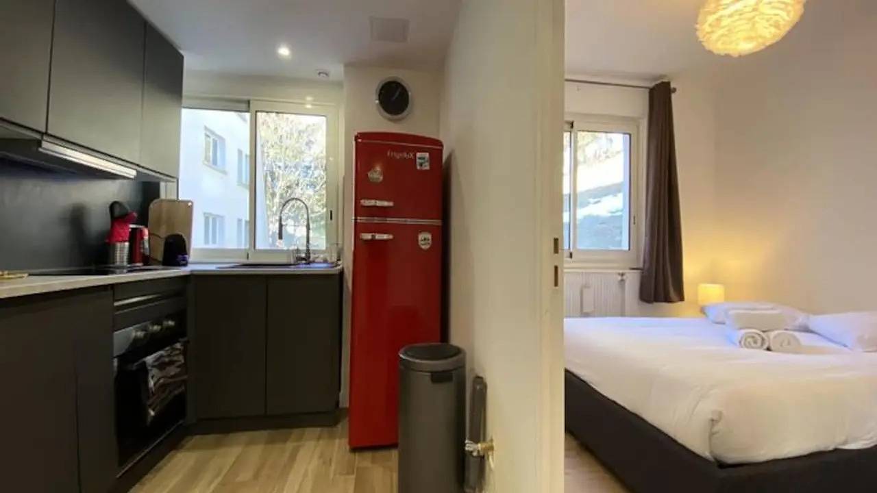 Apartamento vacacional entero, Ferienwohnung für 6 Personen (46 m²) in Le Quartier in Péone, Nizza Region