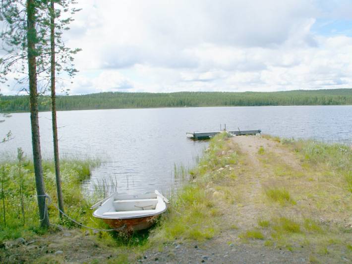 Ferienhaus am See in Lappland in Lappland (Schweden)