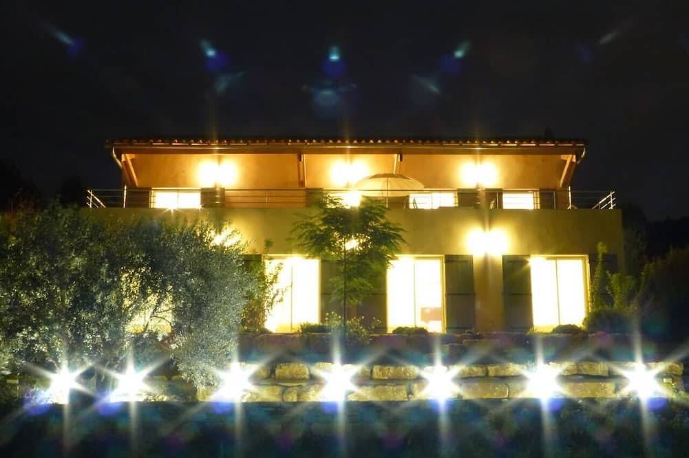 Villa klimatisiert, Schwimmbad geheizt,  Paradis für Kinder, Meersicht, Wlan in Le Castellet, Mittelmeerküste (Frankreich)