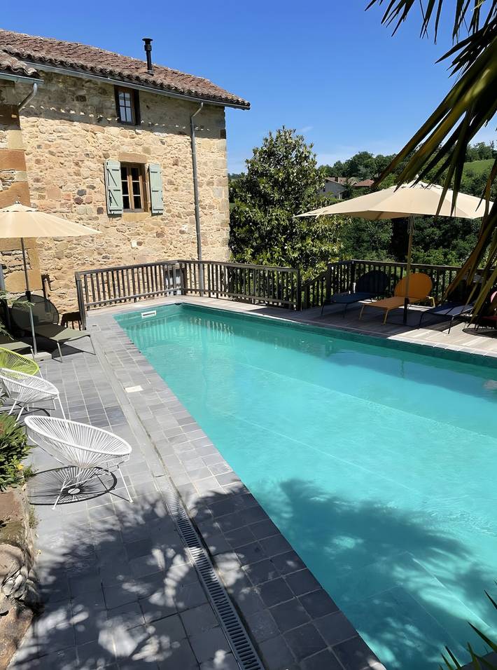 Chambre d’hôte pour 3 personnes, avec jardin, adapté aux familles dans le Lot